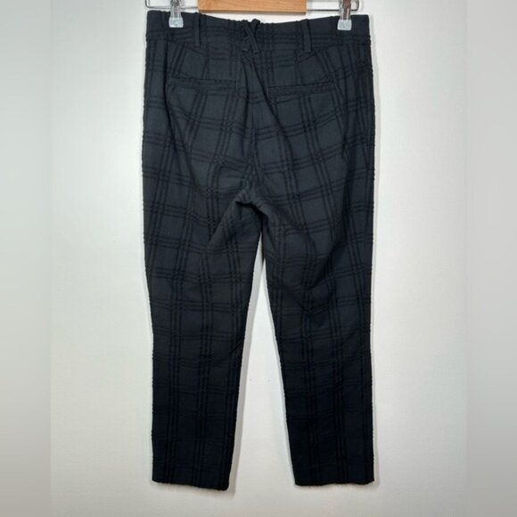 Anthropologie Essential Slim Leg Jacquard Trouser Size 2 Petite - Picture 8 of 8